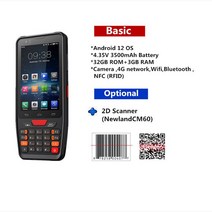 비파괴 북스캐너 스캔기 a3 핸드 안드로이드 네트워크 와이파이 블루투스 리더 바코드 스캐너 데이터 수집, 02 2DCM60_01 미국