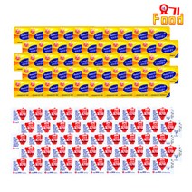 [요기푸드] 일회용버터 10g x 31개 일회용 딸기쨈 12g x 48개, 1세트