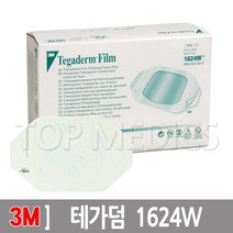 3M 테가덤 1624W 6cm x 7cm 1장 드레싱 방수밴드, 1개