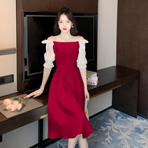 프렌치 소프트한 느낌으로 평상시 칼라 원피스 고급스럽게 입기 좋은 드레스