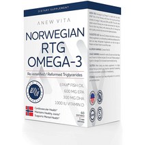 어뉴비타 노르웨이산 rTG 오메가3 1200mg 60캡슐