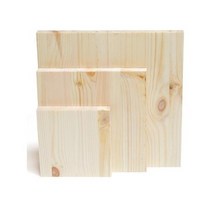 아이베란다 목재자투리모음 소품제작용 스트링아트재료, 9.레드파인집성 18T 200x200(3개)