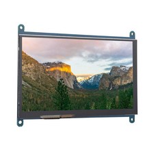 HD 디스플레이 화면 7인치 LCD 대형 화면 HDMI 1024x600 Ultra HD 용량성 터치 모니터 Raspberry Pi 디스플레이용 Windows용 독립 백라이트 포함
