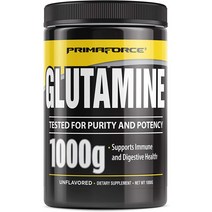 Primaforce 프리마포스 GLUTAMINE 1Kg 고효능 순수 글루타민 1000g, 1통