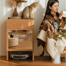 로봇청소기수납함 틈새장 선반수납장 다용도보관함, 클라인 블루