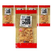 [너트리] 구운 쥐포구이채 쥐포 안주 60g x 5개, 단품