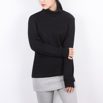 코코블린 부드러운 데일리 목폴라 베이직 폴라티 터틀넥 티셔츠 긴팔
