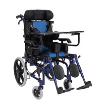 어린이 휠체어 뇌성마비 접이식 핸드 리클라이닝, F