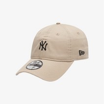 뉴에라 [뉴에라][공용]언스트럭쳐 MLB 뉴욕 양키스 워시드 볼캡 베이지 (12836275)