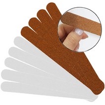 무인쇄 우든파일 9종 화이트 파일 네일파일 우드파일, 브라운-180/180그릿/1ea, 1개