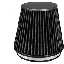 Ares Motorsports ares 블랙 152mm 입구 범용 콘 건조 공기 흡기 필터 538827