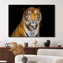 더 아트 컴퍼니 우리 집 지켜주는 성공하는 액운방지 수맥차단 액운막는 황호 백호 호랑이 사업운 금전운 명예운 재물운 와이드 사진 그림 액자 47종 (1-23), 4. 극세척도 호랑이