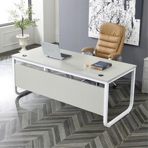 1600 임원실 부동산 가림막 일자형책상 럭셔리한 중역 (3일이내 배송일정 전화안내), 엘다네추럴블랙