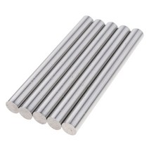 GHSHOP 5X 5mm Dia 100mm 길이 HSS 둥근 갱구 막대 막대기 선반 공구 회색, 10x100mm, 실버, 설명