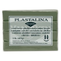 전문가용 유점토 Plastalina 453g Van Aken, 마른풀잎(Gray Green)