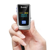 북스캐너 북스캔 비파괴 북 스캐너 양면 고속 책 Eyoyo-LCD 디스플레이가 있는 미니 블루투스 QR 코드 스, 02 2D Blue Scanner
