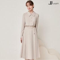 JJ지고트 재킷 스타일 플리츠 원피스 GN8A0OP33