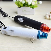 DIY공예용 히팅펜 힛툴 슈링클스 히팅건 미니 열풍기 피규어 미니어처, 레드블랙 (300W220V), 1개