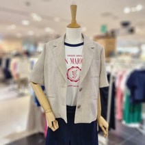 [올리브데올리브(대백)] [대구백화점SG] OW3MCJ630_자수 포인트 반팔 자켓