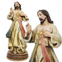 가톨릭천주교성물 성모상 엔틱 자비예수 소