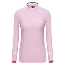 가을과 겨울 골프 의류 여성용 긴팔 골프 유니폼 POLOT 셔츠 하이 칼라 운동복 정장