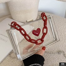 가바바 여성 크로스백 pvc 소재의 미니 체인 가방 G57664
