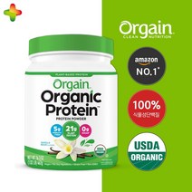 올게인 오가닉 플랜트베이스 프로틴파우더 바닐라맛, 1개, 462g
