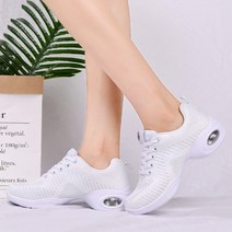 편안한발 에어쿠션 댄스화 방송댄스신발 라인댄스화, 38, 890 화이트