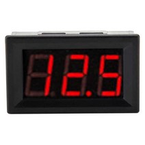 0.56인치 3 와이어 전자 LED 전압계 미터 패널 역방향 DC0-100V, 01 빨간