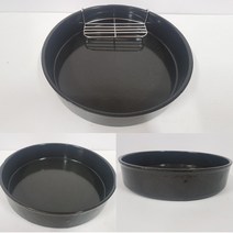 풍년주방 맥반석 원 등심판 (인덕션 언더렌지 사용가능) (맥반석 구이판 맥반석 철판), 1개, 맥반석원형등심판_중형+원등심망