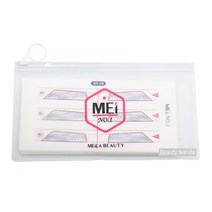 뷰티난다 메이넘버원 MEI 눈썹 스티커 자 반영구화장재료 반영구화장 반영구눈썹 재료, 여자 일자형 60쌍