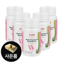 하이웰 멀티비타민미네랄 종합영양제 여성멀티비타민 포우먼 300식물성캡슐