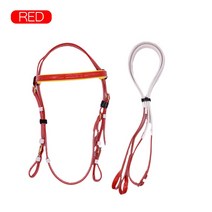 말 말용 패딩 등급 가죽 굴레 EU 영감 버클 포함 핸드 스톱 웹, [03] FULL