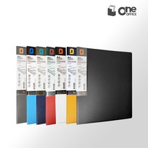 원오피스 친환경 신소재 무지 클리어 D링 PP 바인더 A4 20매 40매 60매, 화이트