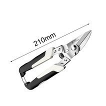 PVC 파이프 절단 가위 전문 금속판 절단 산업 철 전단 기계 안전 잠금 장치 다기능 주석 전단, A, 1개, 25센치메터 & 위의