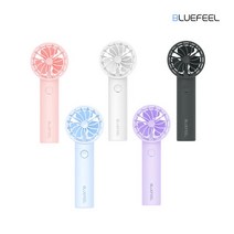 [블루필] 주머니쏙 미니헤드 팬프로 휴대용 미니 핸디 선풍기 2개 set, 스노우 화이트/아이스 블루