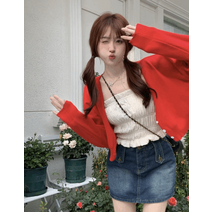 11퍼센트몰 주름 나시 + 루즈핏 가디건 투피스 SET