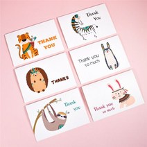 사자 정의 감사 카드 위한 대량 생일 봉투 초대장 빈 인사말 내부 6x4, 카드 6장 봉투 6장 5