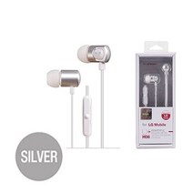 LG 모바일 이어폰 커널형 음악감상 휴대폰 통화 4극 플러그, FLM-H100 스마트폰이어폰/실버