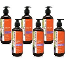 Natural Solution 샴푸 유기농 라벤더 & 마룰라 오일 히말라야 핑크 소금 진정 및 보습 모든 모발 유형에 맞는 데일리 케어 화이트 502.8ml(17온스), 1개