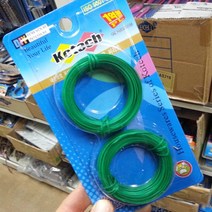 코텍 칼라타이40m k418 녹색철사 스텐와이어 28032EA, 본상품선택