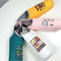 아동용 물병스트랩 텀블러 스트랩 물통 보틀 파우치 가방 주머니 물병주머니, 스트랩 텀블러백 핑크