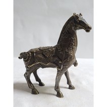 단초마을 황동 적토마 높이15cm 무게612g