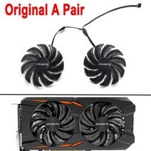 88MM T129215SU Gigabyte GeForce GTX 1050 1050Ti 1060 1070 1070Ti WINDFORCE OC GTX1650 650 슈퍼 그래픽 카드, CHINA_A Pair