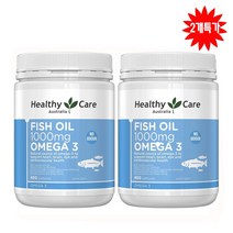 헬스케어 호주 명품 오메가3 피쉬 오일 1000mg 400정 2병특가, 2병