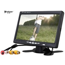 4채널 측후방 후측방모니터 패키지 HD화질 사각지대 카메라, 살구색X3-범용7인치