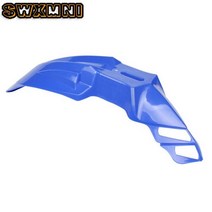 자전거머드가드 자전거흙받이 자전거물받이 플라스틱 유니버설 오토바이 프론트 펜더 익스텐더 머드 가드 휠 스플래시 쉴드, blue