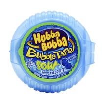 후바부바 버블 테이프 검 사우어 블루 라즈베리 맛, 1개, 56.7g