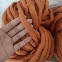 매우 두꺼운 천연 메리노 울 원사 펠트 로빙 스핀 소품 굵은 칠라 모라 뜨개질, 15 sapphire