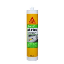씨카 AS Plus 고탄성 건축용 아크릴 실란트 300ml, 02. 씨카 AS_PIUS 실리콘 백색